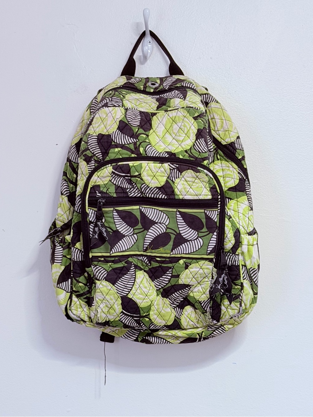 Vera Bradley Stylish Quilted Campus Backpack -La Neon
Rose Cotton